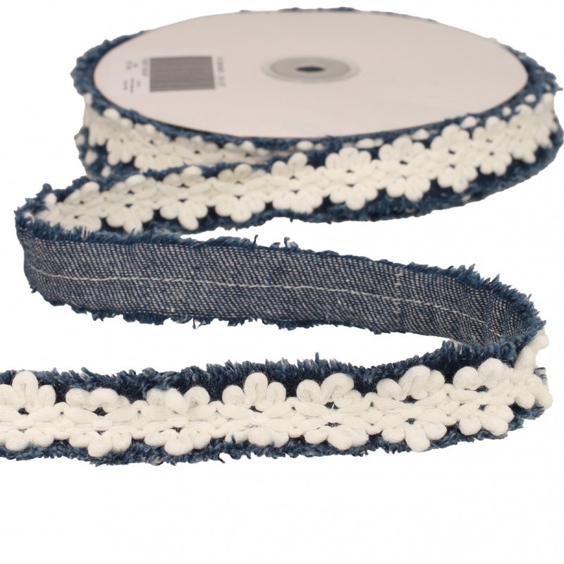 Galon jean  Bleu lavande