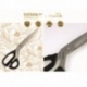 Ciseaux katana m2286 - 22 cm
