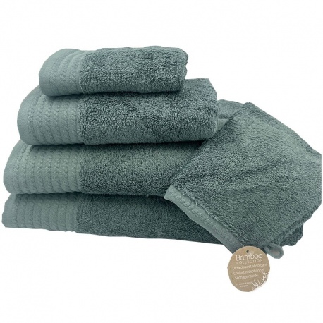 Linge de Toilette Panda Liteau Jacquard Mineral