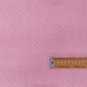 Tissu Coton Imprimé Pin Dot Pink