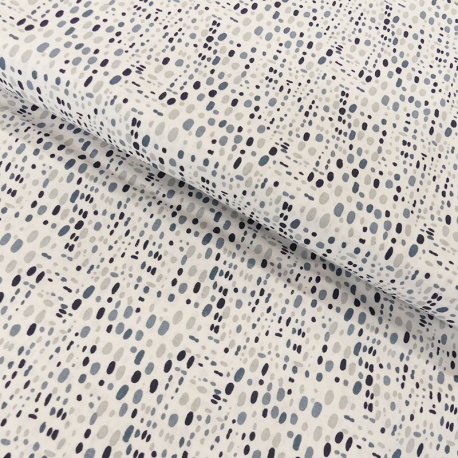 Tissu Coton Imprimé Funky Dots 
