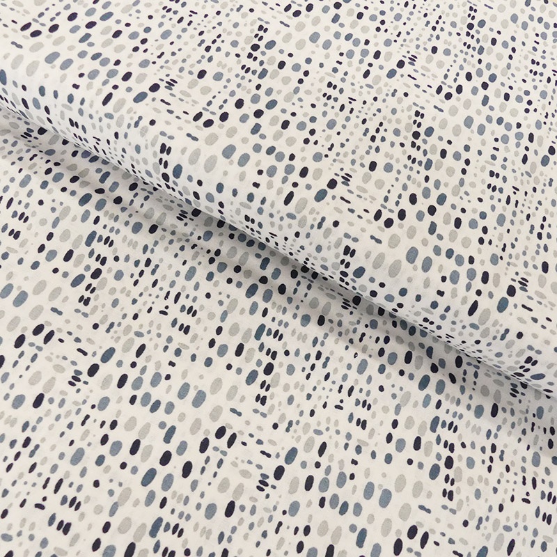 Tissu Coton Imprimé Funky Dots 