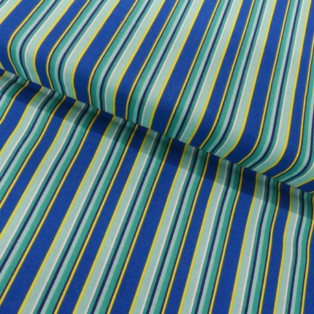 Tissu Coton Imprimé Stripes 