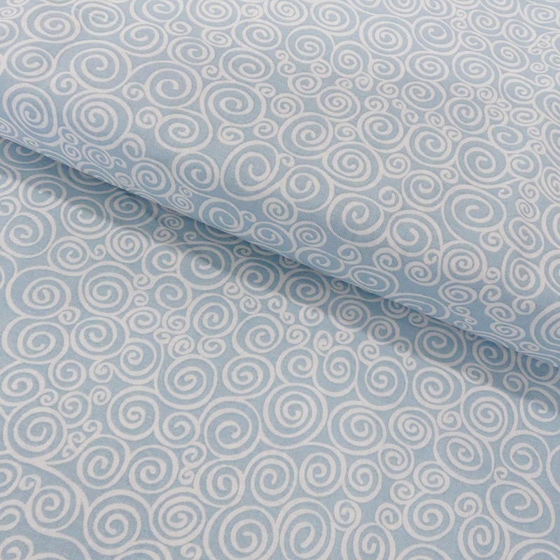 Tissu Coton Imprimé Swirls