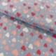 Tissu Coton Imprimé Hearts 