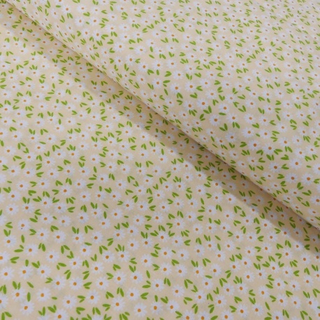Tissu Coton Imprimé Disty Floral