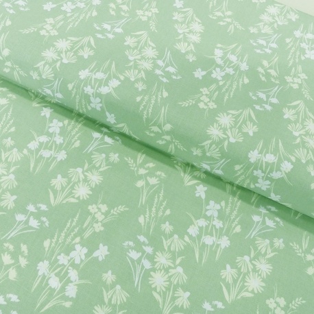 Tissu Coton Imprimé Floral 