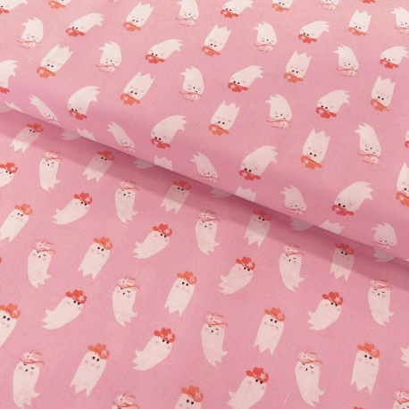 Tissu Coton Imprimé Cowboy Ghosts
