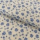 Tissu Coton Imprimé Paw Prints Blue