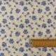 Tissu Coton Imprimé Paw Prints Blue