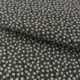 Tissu Coton Imprimé Ditsy Daisies Black
