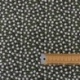 Tissu Coton Imprimé Ditsy Daisies Black
