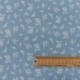 Tissu Coton Imprimé Ditsy Bouquet Blue