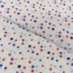 Tissu Coton Imprimé Multi Stars On White 