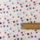 Tissu Coton Imprimé Multi Stars On White 