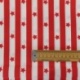 Tissu Coton Imprimé Royal Red Stars
