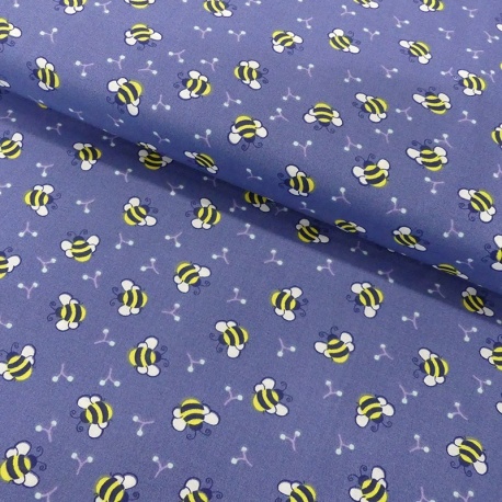 Tissu Coton Imprimé Bee