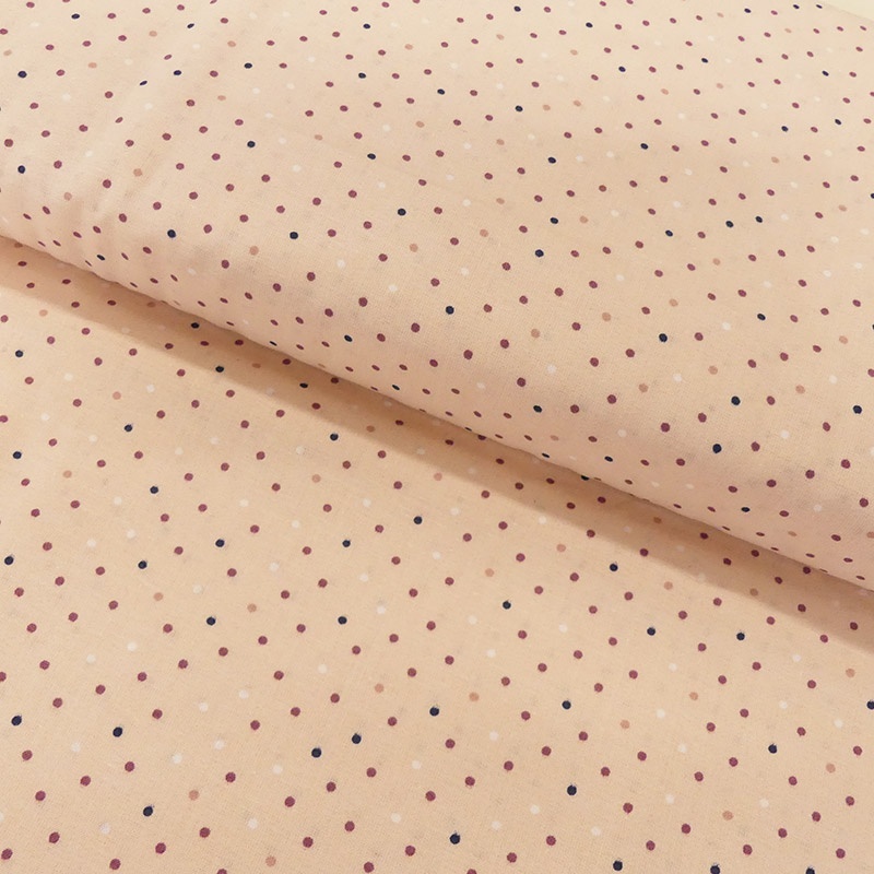 Tissu Coton Imprimé Multi Dot 