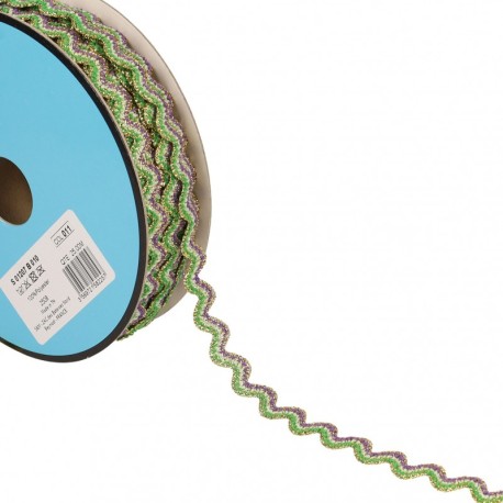 Serpentine multicolore métal