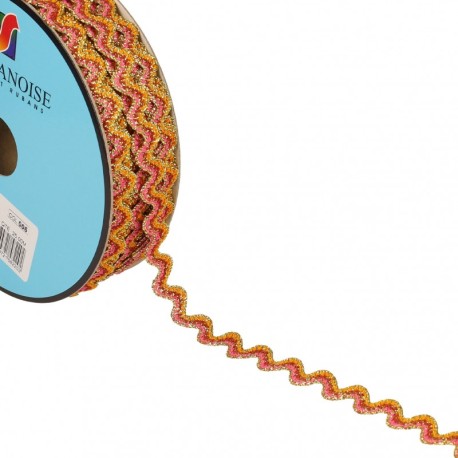 Serpentine multicolore métal