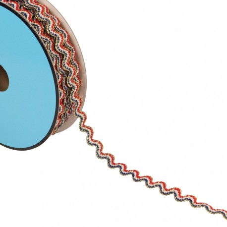 Serpentine multicolore métal