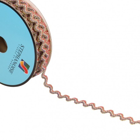 Serpentine multicolore métal