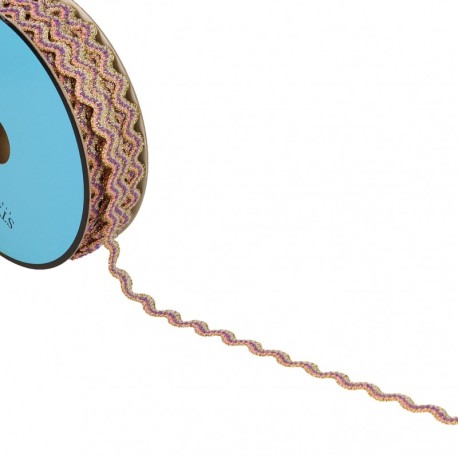 Serpentine multicolore métal