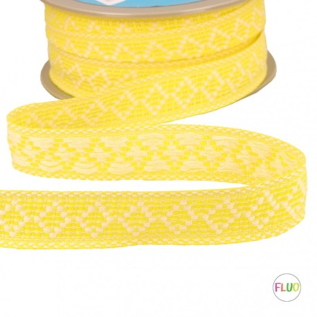 Galon losanges bicolore