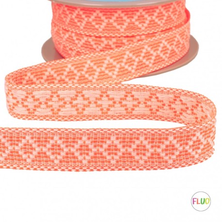 Galon losanges bicolore