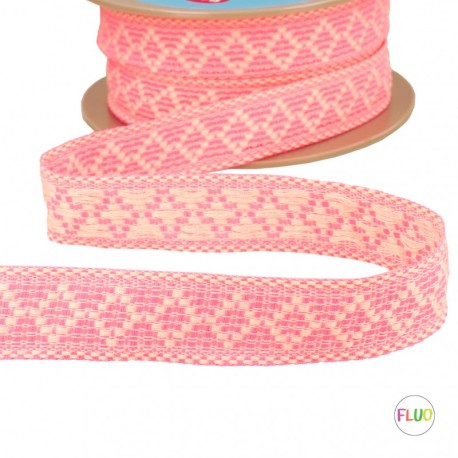 Galon losanges bicolore