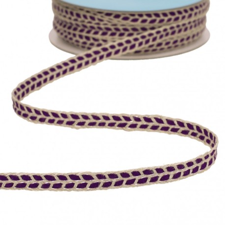 Galon tresse bicolore