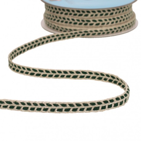 Galon tresse bicolore