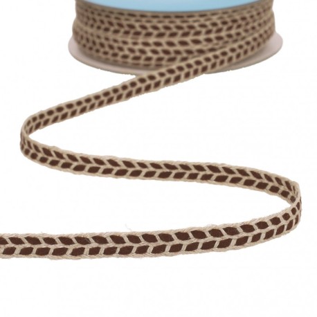 Galon tresse bicolore