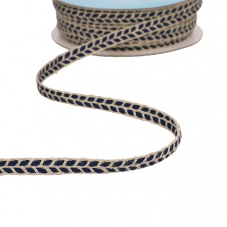 Galon tresse bicolore