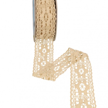 Dentelle entre deux fleurs