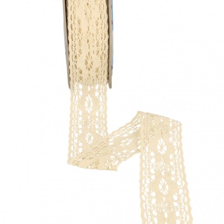 Dentelle entre deux fleurs