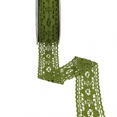 Dentelle entre deux fleurs