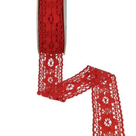 Dentelle entre deux fleurs