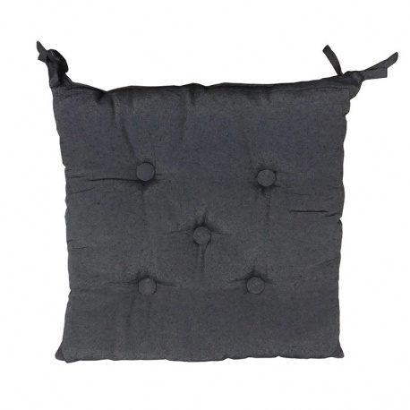 Galette de Chaise Chinée Coloris Noir