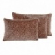 Housse de Coussin Gairo Velours Imprimé Mocaccino - HAOMY