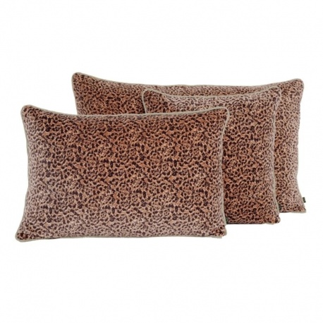 Housse de Coussin Gairo Velours Imprimé Mocaccino - HAOMY