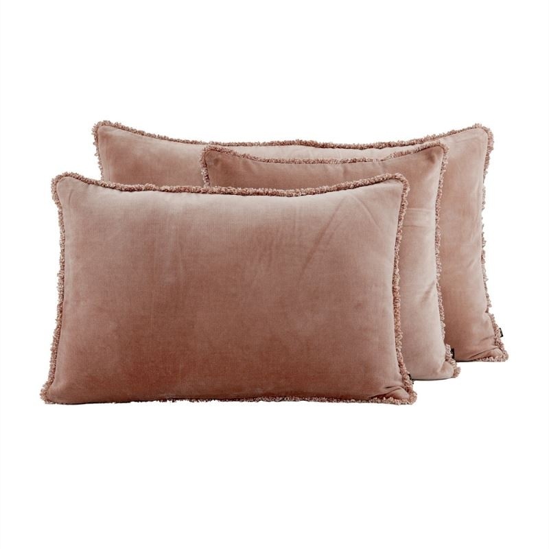 Housse de Coussin Kobe Velours Uni Mocaccino - HAOMY