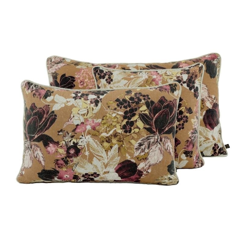 Housse de Coussin Sienne Imprimé Gold - HAOMY