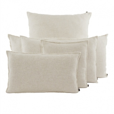 Housse de Coussin California Uni Naturel - HAOMY