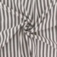 Tissu Etamine Tissé Teint Rayure Fine Noir 