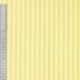 Tissu Etamine Tissé Teint Rayure Fine Jaune 