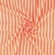Tissu Etamine Tissé Teint Rayure Fine Orange 
