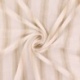 Tissu Etamine Tissé Teint Multi rayures Beige 
