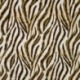 Tissu Popeline de Viscose Imprimé Zebre Marron 