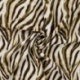 Tissu Popeline de Viscose Imprimé Zebre Marron 